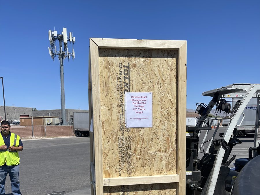 Tall narrow custom crate